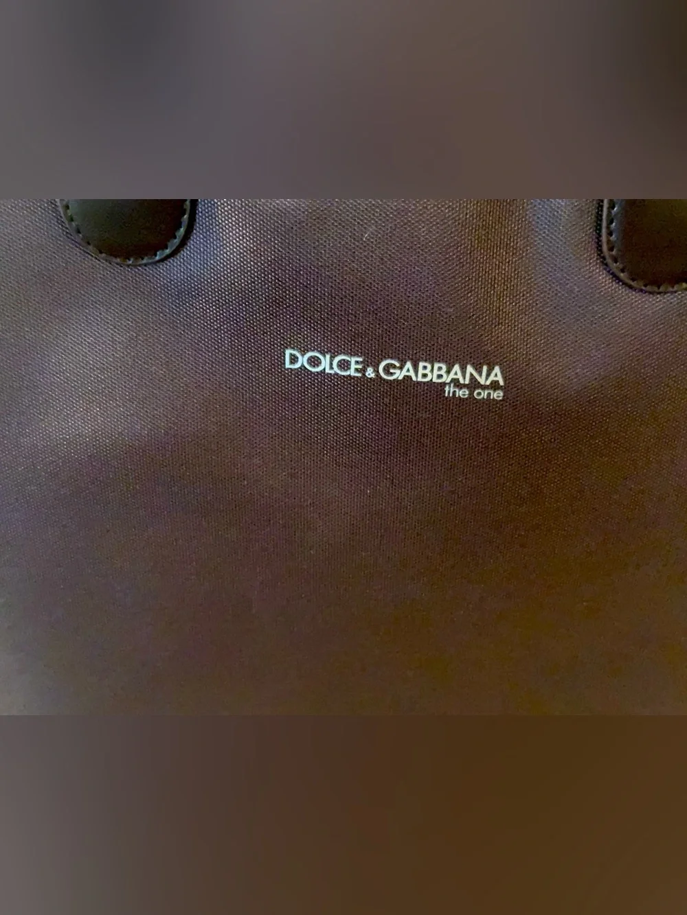 Dolce & Gabbana The One  Classic Deep Brown  Travel Duffel Bag brown Extra Large